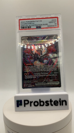 2024 Pokemon PAF EN #234 Charizard ex Special Illustration Rare PSA 10 GEM MINT - Image 2