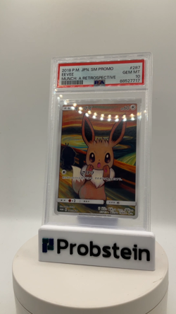 2018 Pokemon JPN S & M Promo Munch: A Retrospective #287 Eevee PSA 10 GEM MINT - Image 2