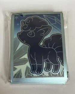 65 Ct Silver Tempest ETB Alolan Vulpix Card Sleeves Sealed Pokemon New - Image 1