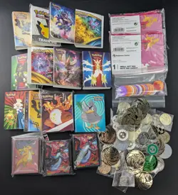 Misc LOT of Pokemon Deck Boxes Tokens ++ - Image 1