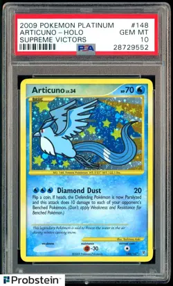 2009 Pokemon Platinum Supreme Victors #148 Articuno Holo PSA 10 GEM MINT - Image 1