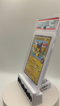 2015 Pokemon JPN Promo Poncho Wear Pikachu Mega Campaign #203 PSA 10 GEM MINT - Image 2