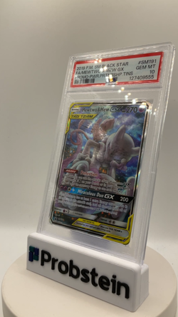 2019 Pokemon JPN Black Star Promo #SM191 Mewtwo & Mew Gx FA PSA 10 GEM MINT - Image 2