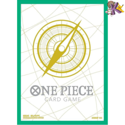 Sleeves x70 One Piece Card Game V5 : Standard Green - Image 1