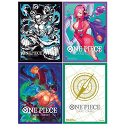 Sleeves x70 One Piece Card Game V5 : Standard Green - Image 2