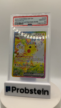 2024 Pokemon SSP EN Special Illustration Rare #238 Pikachu ex PSA 10 GEM MINT - Image 2