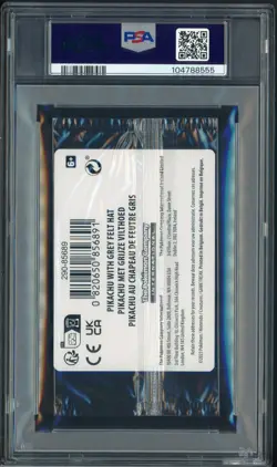 Pokemon Pikachu with Grey Felt hat Van Gogh 085 Graded Sealed Promo PSA 10 - Image 2