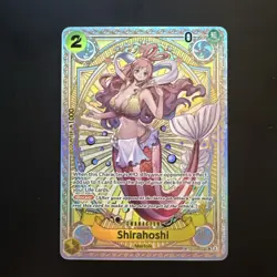 One Piece Card Shirahoshi SR SP OP11 Parallel Fist of Divine Speed English - Image 1