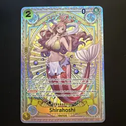 One Piece Card Shirahoshi SR SP OP11 Parallel Fist of Divine Speed English - Image 2