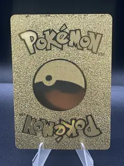 Pokemon Pikachu Mega Charizard Y Tag Cosplay Hp634 Gold Foil Fan Art Card - Image 2
