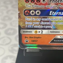 Ho-Oh GX SM57 Sun & Moon Mysterious Power Tin Black Star Promo Pokemon TCG - Image 2
