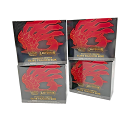Lot of (4) Pokemon Center Exclusive Lost Origin PC Elite Trainer Boxes SEALED - Image 1