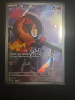 Charcadet 022 Me02: Phantasmal Flames Holo Pokemon Center Exclusive Promo - Image 1