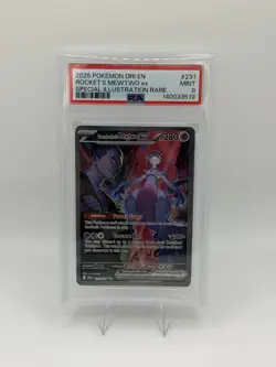 2025 POKEMON DRI EN ROCKET'S MEWTWO exSPECIAL ILLUSTRATION RARE - Image 1