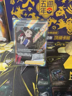Roxanne Trainer GG66/GG70 Galarian Gallery Pokemon 2023 Crown Zenith NM/M - Image 1