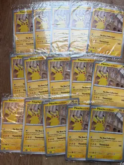 15 x Pokemon Pikachu at the Natural History Museum Sealed Jumbo Promo SVP - Image 1