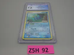 2006 Pokemon EX Legend Maker Omastar Reverse Foil 23/92 CGC 7.5 Near Mint - Image 2
