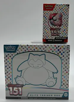 Pokemon TCG 151 Elite Trainer Box ETB + 151 Booster Bundle SEALED NEW - Image 1