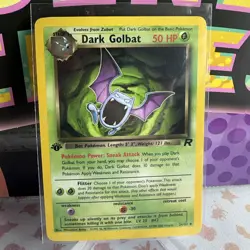 Pokemon TCG Dark Golbat 1st Edition Team Rocket 24/82 Rare Regular Stage 1 50 HP - Image 1