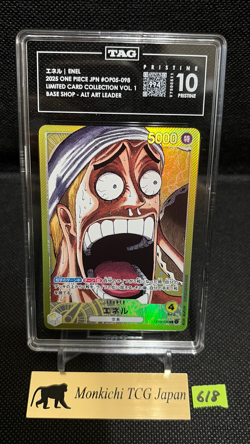TAG PRISTINE 10[994] Enel L OP05-098 BASE SHOP Limited Card Collection vol.1 JPN - Image 1