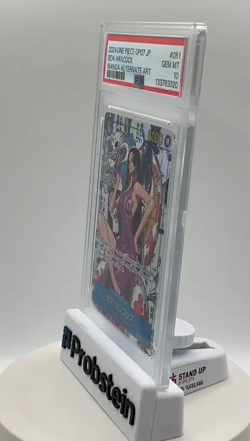 2024 One Piece OP07 Japanese #051 Boa Hancock Manga Alternate Art PSA 10 GEM - Image 2