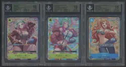 Lot of (5) BGS 10 2025 One Piece Mini Tin Vol 2 Promos Nami Nico Robin Bonney - Image 2