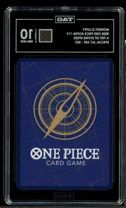 2025 ONE PIECE OP11 MONKEY D LUFFY 3RD ANNIVERSARY SILVER OP05-119 TAG 10 - Image 3