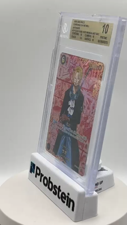 2025 One Piece Carrying on His Will Japanese OP13120 Sabo Sec Red Manga BGS 10 - Image 2