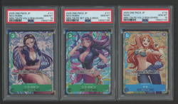 Lot (6) PSA 10 COMPLETE SET One Piece Mini Tin Vol 2 Asia Nami Nico Robin Bonney - Image 2