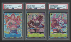 Lot (6) PSA 10 COMPLETE SET One Piece Mini Tin Vol 2 Asia Nami Nico Robin Bonney - Image 3