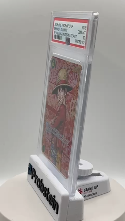 2025 One Piece OP13 JPN Red Manga Alt Art #118 Monkey D. Luffy PSA 10 GEM MINT - Image 2