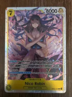 Nico Robin (055) EB03-055 Extra Booster: One Piece Heroines Edition TCG SR Foil - Image 1
