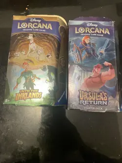 Disney Lorcana Starter Deck Bundle Inklands & Ursula’s Return Unopened - Image 1