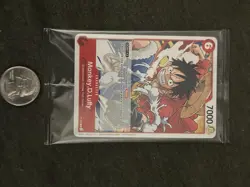 Monkey.D.Luffy (Super Pre-Release) [Participant] P-001 One Piece Promotion Cards - Image 1