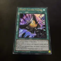 Triple Tactics Talent MAMA-EN090 Ultra Rare Yugioh Card 1st Edition Mint - Image 1