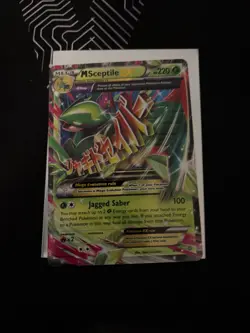 Pokemon M Sceptile EX Mega Full Art Ultra Rare Holo Card XY Ancient Origins 8/98 - Image 1