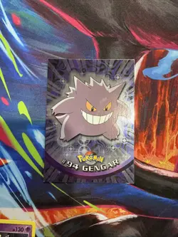 Pokemon #94 GENGAR Card | Topps 2000 TV Animation | Holo Blue Logo LP - Image 1