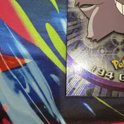 Pokemon #94 GENGAR Card | Topps 2000 TV Animation | Holo Blue Logo LP - Image 3