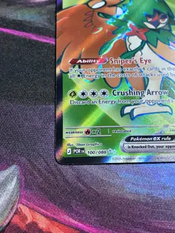Decidueye ex 100/088 Me03: Perfect Order Holo Pokemon Card - Image 5