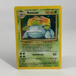 Venusuar Base Set 1999 Holo Rare Unlimited 15/102 Pokemon Card TCG - LP - Image 1