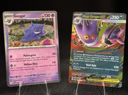 Pokemon Card Lot – Gengar 094/194, Mega Gengar EX 096/094 – Regular, Holo - Image 1
