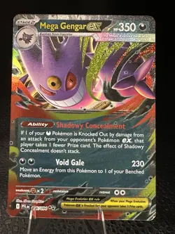 Pokemon Card Lot – Gengar 094/194, Mega Gengar EX 096/094 – Regular, Holo - Image 3