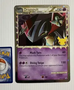 DRAGAPULT PRIME SWSH132 Celebrations Pokemon Card Near Mint JUMBO Oversized - Image 1
