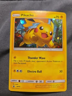Pikachu SM76 Blackstar Promo Holo Rare Card NM/M Unplayed - Image 1