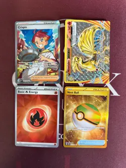 Pokemon Card Lot 4 TCG Cards Bundle - Image 1