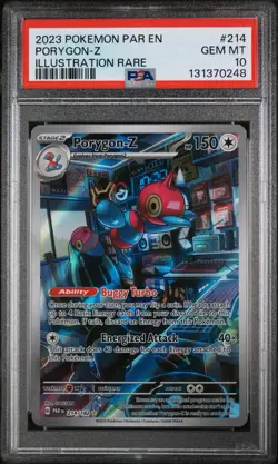 Pokemon TCG Porygon-Z Illustration Rare Card 214/182 PSA 10 - Image 1