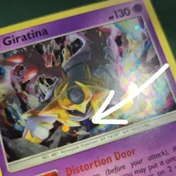 MOUTH SWIRL 🌀💫 Giratina 97/214 Sun Moon Lost Thunder Cosmos Holo Pokemon Card - Image 1