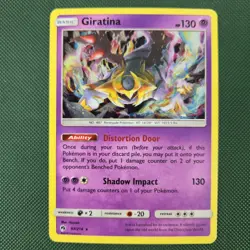 MOUTH SWIRL 🌀💫 Giratina 97/214 Sun Moon Lost Thunder Cosmos Holo Pokemon Card - Image 3