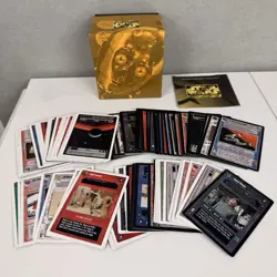 Star Wars CCG Card Lot 100 Cards Decipher + C-3PO Tournament Box Game Insert VTG - Image 1