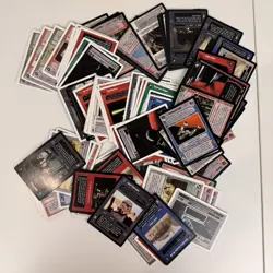 Star Wars CCG Card Lot 100 Cards Decipher + C-3PO Tournament Box Game Insert VTG - Image 3